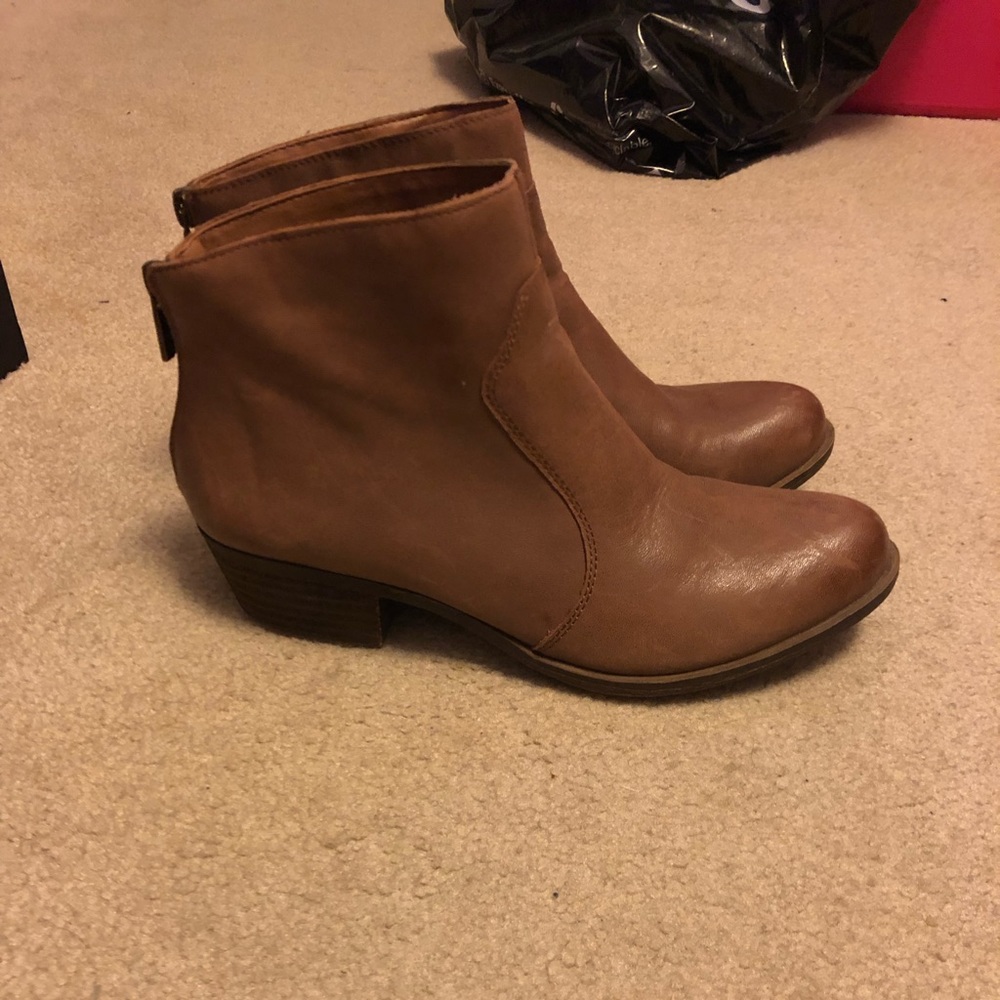 Brown booties